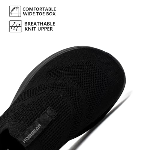 HOBIBEAR Men Walking Shoes | Wide Toe Box | Slip On Sneakers2