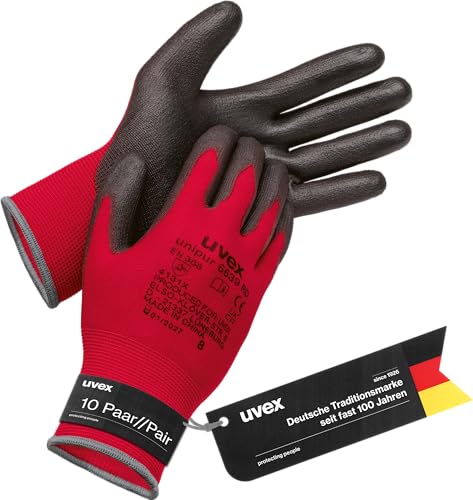 Uvex Unipur 6639 - Guanti protettivi, 10 paia di