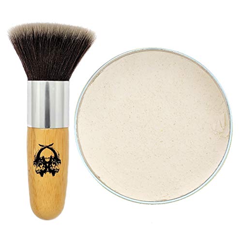 Handmade Natural Dry Shampoo Powder - Eco Friendly, Root Touch Up, Vegan Ingredients | Hair Powder Volumizer | For Blonde and Light Hair (Gylden + Application Brush) Two Goats Apothecary