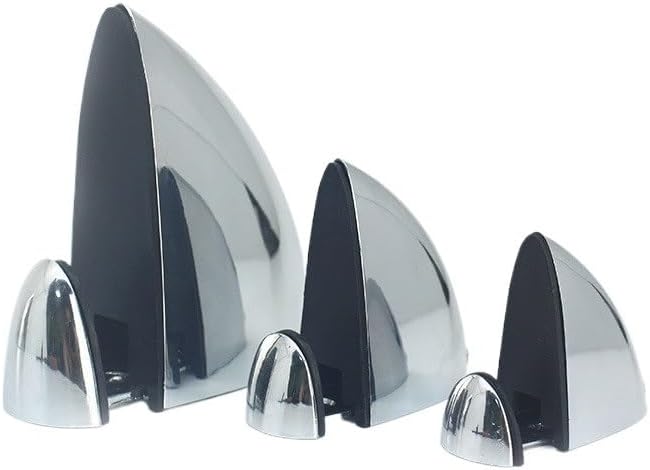 Adjustable Zinc Alloy Fish Mouth Clip Glass Clamp Holder Glass Wood Shelves Support Shelf Brackets for Glass Shelves(Small)
