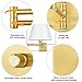 TRLIFE Dimmable Wall Sconce Plug in, Brushed Brass Wall Sconces Set of 2 Swing Arm Wall Lights with Plug in Cord and Dimmer On/Off Knob Switch, 11.8