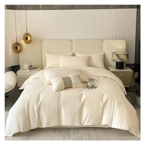 Couette de couleur unie avec 2 taies 3pcs pour lit double moderne