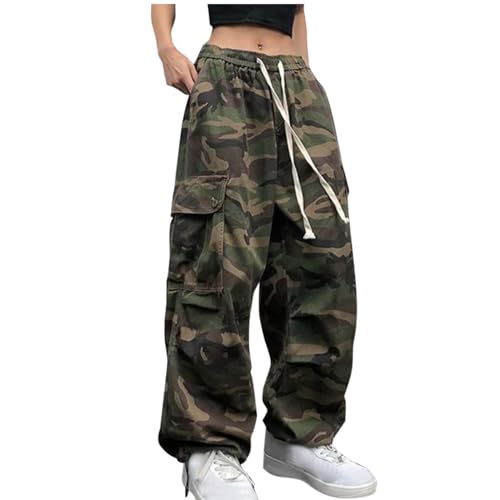 Amazon.com: ABOUTYES Women's Oversized Camo Cargo Pants Joggers