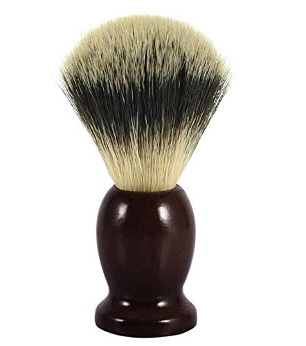 Bannerman Classic Wood Handled Shave Brush. 23 mm knot. Vegan friendly.