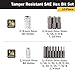 Titan 16135 13-Piece Tamper Resistant SAE Hex Bit Set