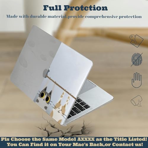 Carcasa MacBook Pro 16 A2141 con funda y protector de teclado de gato 4