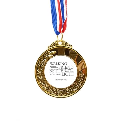 Medalla Helen Keller First Place Ribbon, Regalo Conmemorativo de la Amistad