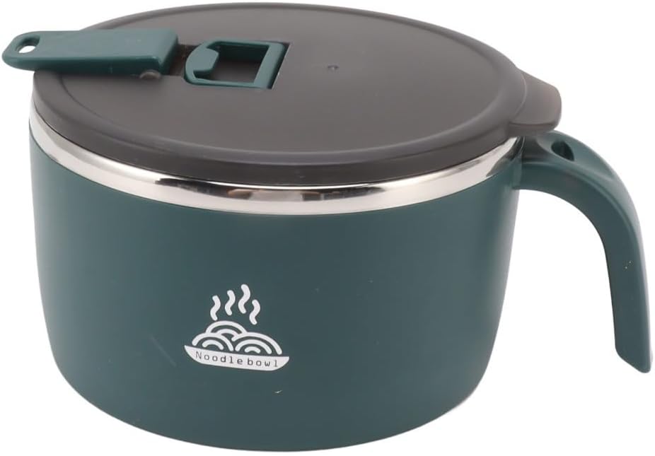 304 Stainless Steel Instant Noodles Bowl with Lid,900ml