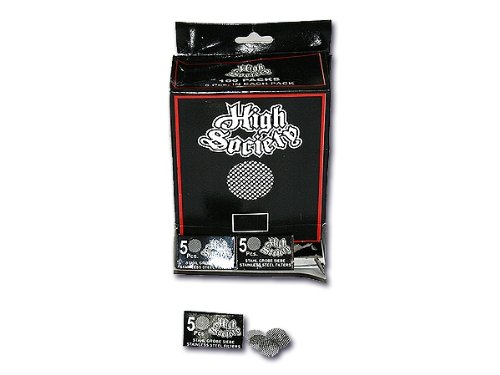 Preisvergleich Produktbild GROBE STAHLSIEBE - HIGH SOCIETY - STAHL - Ø 15MM - 100 X 5 STK.