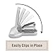 FRESH IDEAS Comforter Clips for Duvet Covers, Helps Prevent Blanket from Bunching or Shifting, 4-Pack