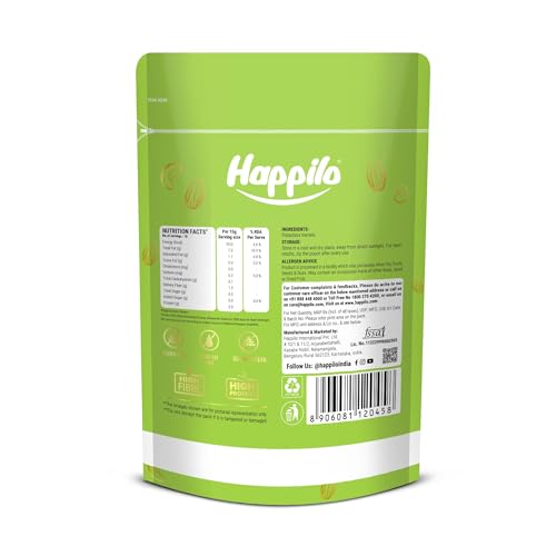 Image of Happilo Premium Unsalted Pistachio Kernels 150g (Pack of 2) | Healthy Snacks, Dry fruits, Pista | Tasty & Healthy | High in Protein & Dietary Fiber | Low Calorie Nuts