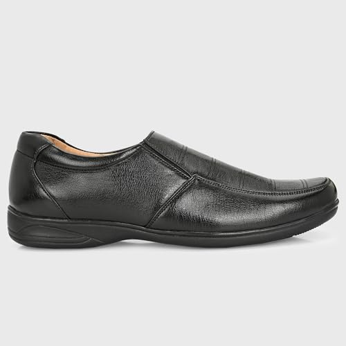 Image of Centrino Slip-on Men's Formal Shoe | Stylish with Soft Cushioned Insole | Trendy Non Lace-Up Design | Perfect for Formal & Office Wear (7680)