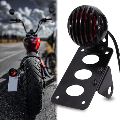 Feu arrière de moto Harley-Davidson Heritage Softail 1993-2014 support plaque latéral