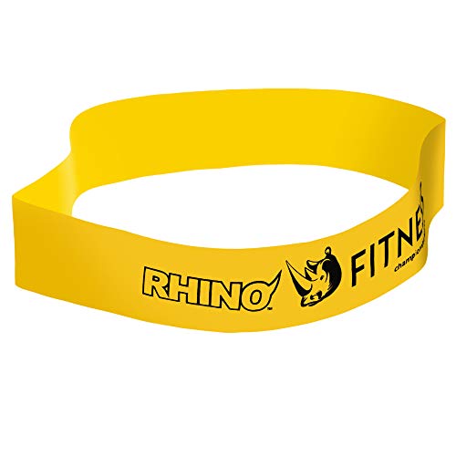 Champion Sports Stretch Loop Bands For Men And Women, Medium Resistance, 12 Lbs, Yellow - Durable Fitness Band For Strength Training, Stretching, Rehabilitation - Premium Home Workout Equipment #TOP1