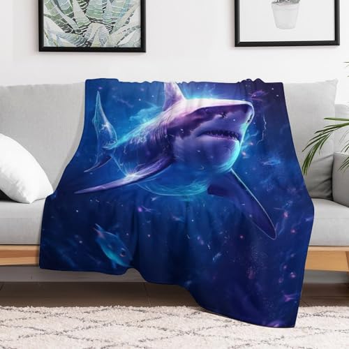 Linge de lit requin impression 3D en flanelle de qualité supérieure - 3