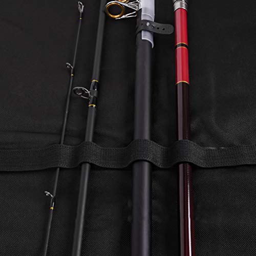 Bolsa para vara de pesca Besportble, bolsa para vara de pescaria, estojo organizador de equipamentos