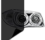 VViViD Dark Black Headlight Taillight Tint Air-Release Vinyl Wrap Film Roll (60' x 18')
