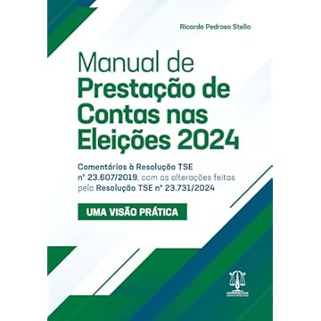 Capa do livro Manual de Prestação de Contas nas Eleições 2024