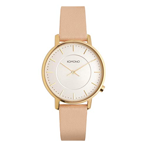 Montre KOMONO Femme en cuir : votre alliée style du bureau aux terrasses de café
