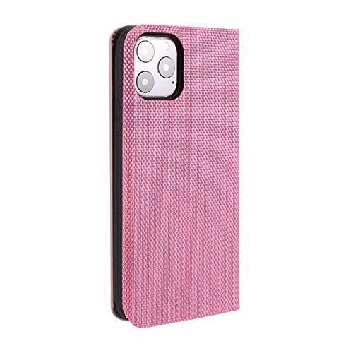 Housse iPhone 11 en Cuir Rose Ultra Fin avec Rabat Aimanté Invisible - 3