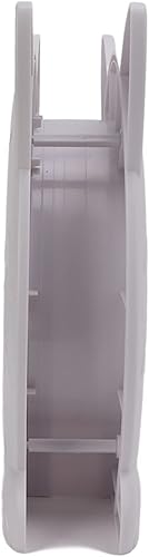 Miniatura 2 de Puerta interior para gatos, diseño silencioso profesional ABS puerta grande para gatos en interiores con cepillo para el cuidado del gato (blanco)