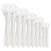 200 Stück Kabelbinder Weiß Set,Tesmax Kabelbinder UV Beständig 100/150/200/300 mm(je 50 Stück),Nylon Super Haltbar Selbsthemmend für Kabelmanagement,Gartenarbeit,Wohnen,Werkstätten