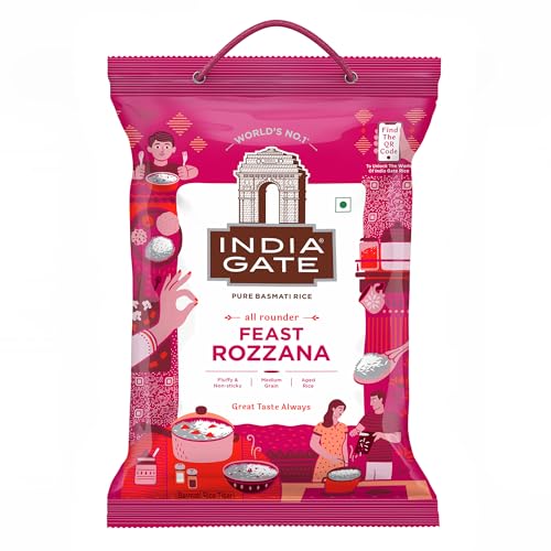 India Gate Basmati Rice FEAST ROZZANA, 5kg