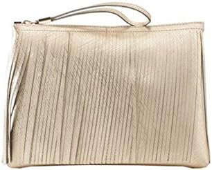 POCHETTE GUM BY GIANNI CHIARINI CON POLSIERA 3699 FR LM FRANGE ORO PLATINO  - MADE IN ITALY : Amazon.it: Scarpe e borse