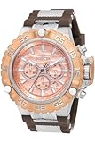 INVICTA Subaqua   Poseidon 48556 Montre Homme   Entanche   Analogique   Mouvement à Quartz   Acier Inoxydable avec Cadran Or Rose   55mm