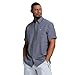 Beretta Men's Hovis Flex Performance Plaid Casual Outdoor Active Short Sleeve Button-Down Shirt with UPF 50+ Sun Protection, Fancy Check Blue, Medium