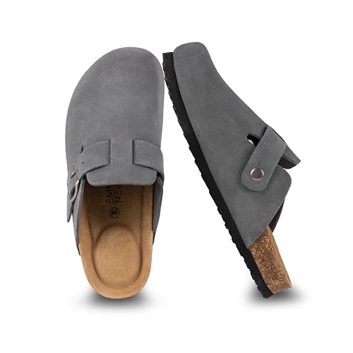 Image of EMMA NEW YORK Womens Clogs Mules Slip-On for Women with Arch Support Cork Footbed Potato Shoes