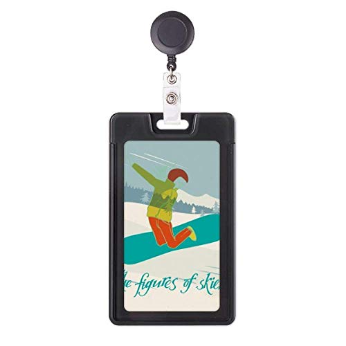 Porte-badge de ski rétractable idéal pour vos sorties en planche de ski