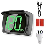 Digital GPS Speedometer Car MPH HUD Display with LED Large Font Display, USB Plug Play, GPS Heads Up Displays for Cars, Trucks, Suvs, Motorcycles Speedo Head Up Screen with Car Charge Adapter MPH - Image 1
