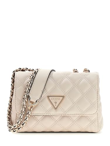 Sac GUESS GIULLY II MINI convertible chic en matelassé noir pour femme