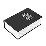 [Hohe Sicherheit] - Dieser Buchtresor liest außen The New English Dictionary und sieht aus wie ein gebundenes Buch. Es enthält eine Edelstahlbox mit überlappenden Kanten für zusätzliche Sicherheit. Es ist ideal für die sichere Aufbewahrung von Wertsachen oder persönlichen Gegenständen.