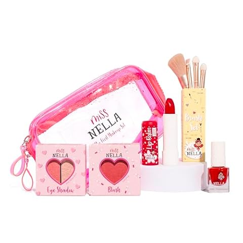 MISS NELLA FESTIVE PICKS dziewczęca kosmetyczka zabawka dla dzieci, przebieranki, jak mama