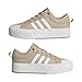 Adidas Womens Bravada 2.0 Platform Sportswear, Clay Brown/White/Cyber Metallic, 7.5