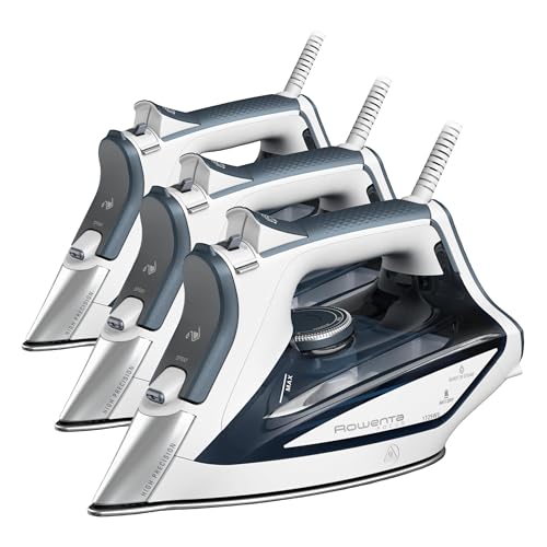 Image of Rowenta Focus Excel Steam Iron for Clothes, Anti-Drip Protection, Iron Steamer for Clothes, 1725 Watts, DW5280, Grey (Pack of 3)