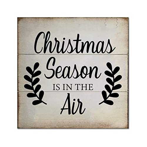Plaque en bois vintage pour raviver les souvenirs et la magie de Noël