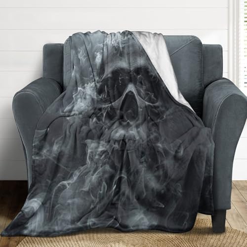 Couverture squelette multicolore pour vos soirées cocooning devant la télé - 5