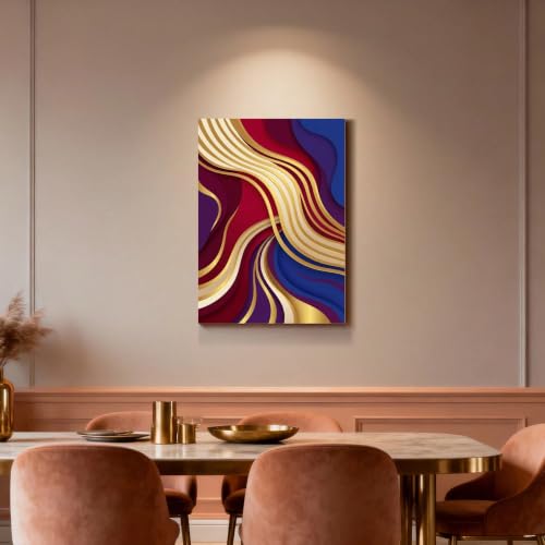 Toile décoration murale de luxe LYBCEOUG : affiche d'art abstrait premium
