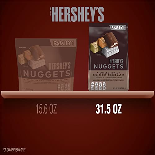 Hershey's Nuggets Assorted Chocolate Silver And Gold Foil, Easter Candy Mix Bulk Party Pack, 31.5 Oz #TOP5