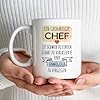 Tazza Chef 'Un Grande Capo è Impossibile Da Dimenticare' | Regalo Per Capo, Pensione, Ufficio, 330 Ml
