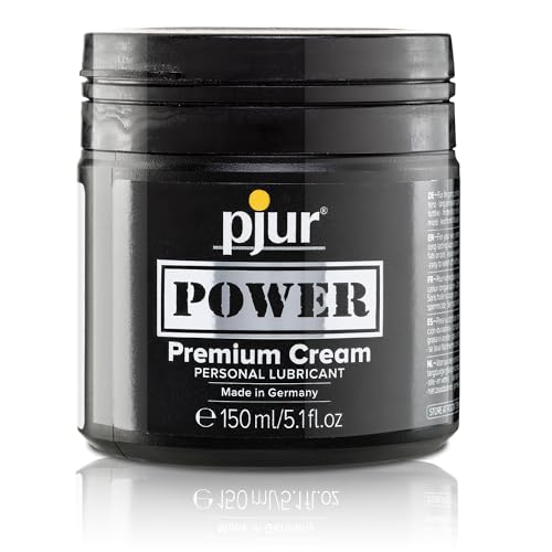 pjur POWER - Lubricante de fisting con fĂłrmula cremosa para sexo muy intenso- Para juguetes y consoladores grandes (150ml)