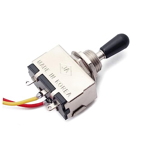 Vaguelly Kit De Fiação De Guitarra Elétrica Interruptor De Alternância De 3 Vias Conjunto De Tom De