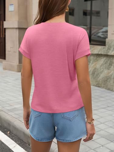 Image of UNCLECAT Womens Crop Tops Loose Fit Cap Short Sleeve Summer Tee