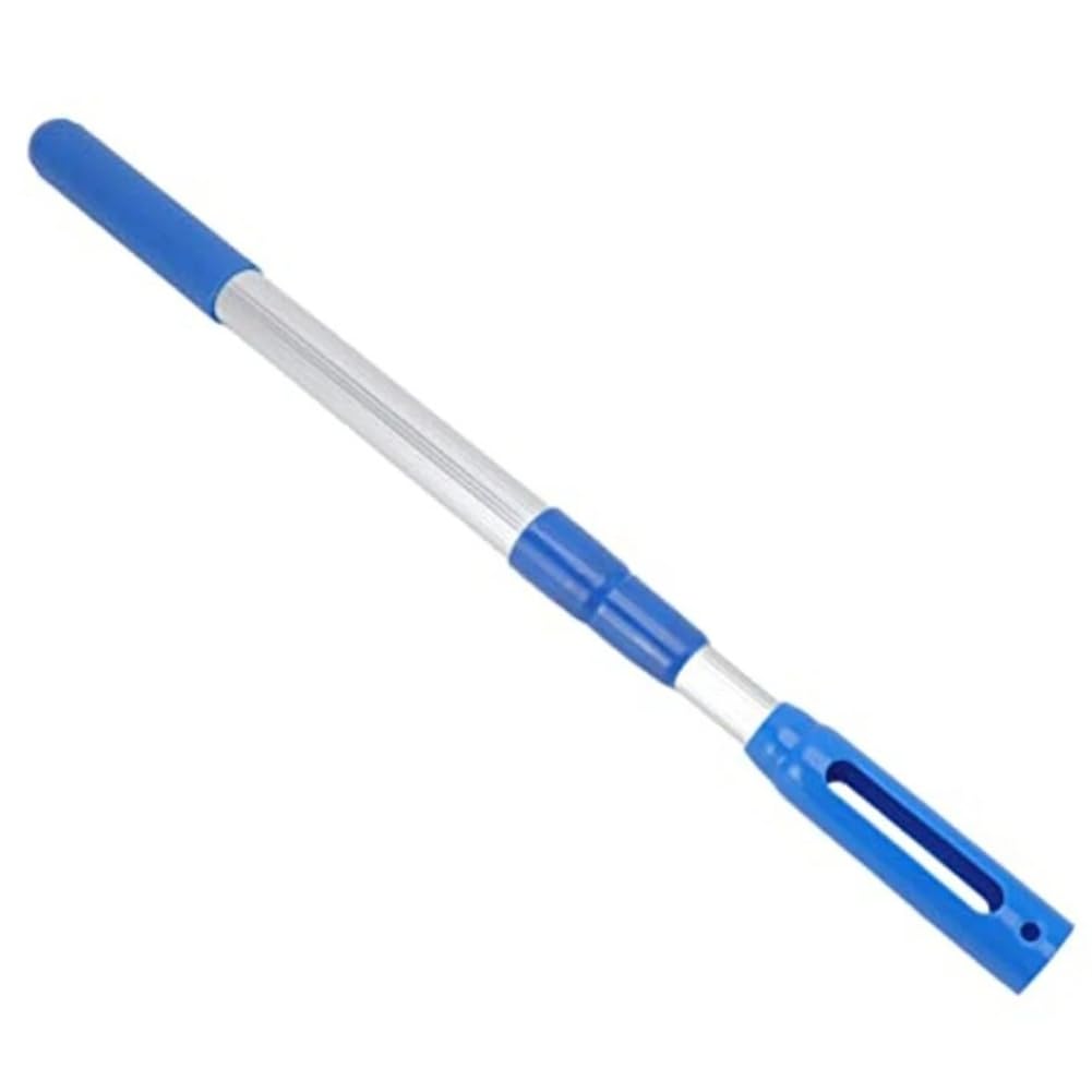 Hndhbfgrt Non Deformation Retractable Pool Extension Pole 3 Section Telescoping for Spa Pool Rake Net Swimming