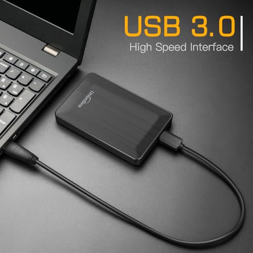 Image of UnionSine 2.5 inch Portable External Hard Drive 500GB, Black