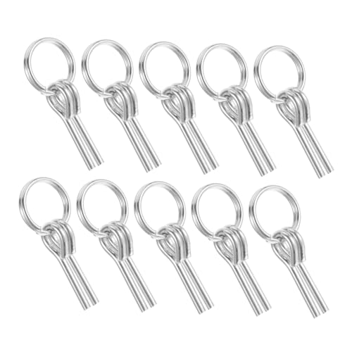 MAGICLULU 10pièces Lot de Broches De Connexion pour Tente Extérieure Anneau De Corde pour Camping Accessoires De Tente Robuste