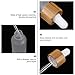 EXCEART Frascos Cuentagotas Helados 30Ml Frascos de Aceite Esencial de Vidrio Recargables...